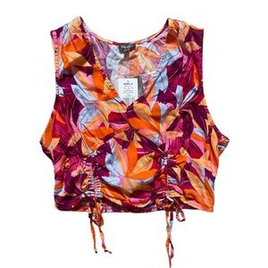 NWT Juniors’ Lily Rose V-Neck Cinched Front Top